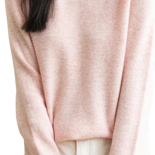 Merino Wool Seamless 3D Knit Long Sleeve Sweater