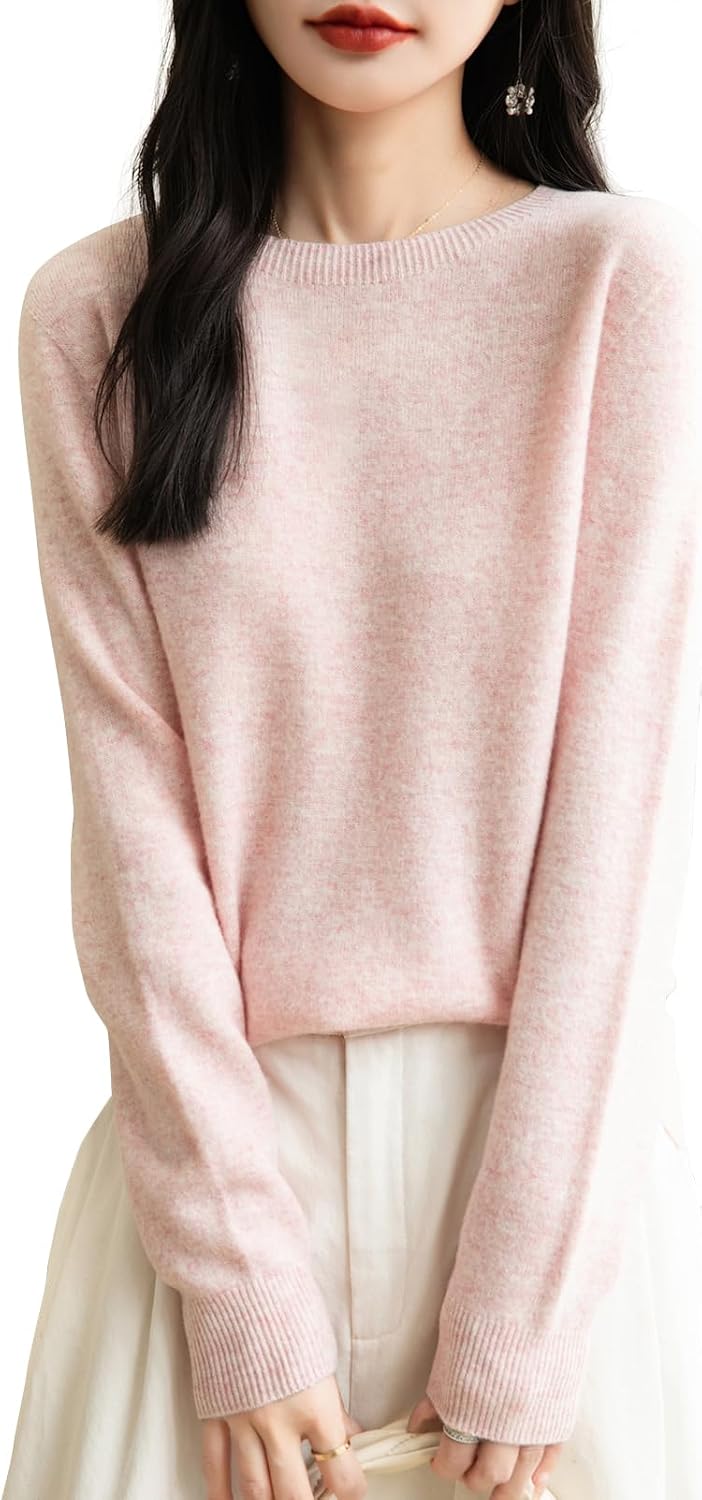 Merino Wool Seamless 3D Knit Long Sleeve Sweater